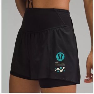 Lululemon | Nulux Road to Trail High-Rise Short 4" in Black